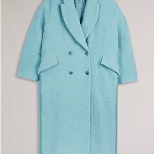 Ted Baker Jjoelle oversized blue coat